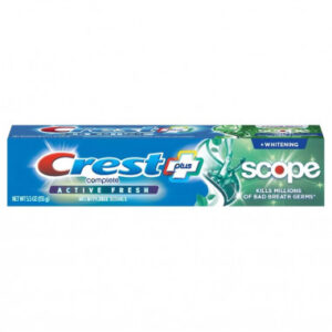 Crest Complete Plus Scope Active Fresh - Отбеливающая зубная паста